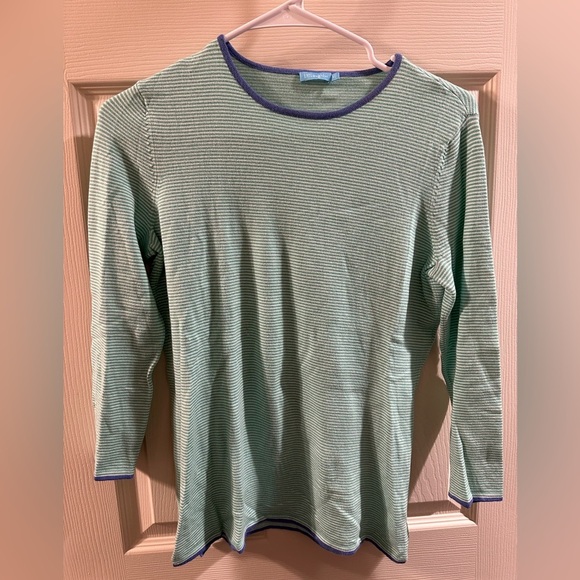 J. MCLAUGHLIN Striped Sweater - Picture 1 of 3